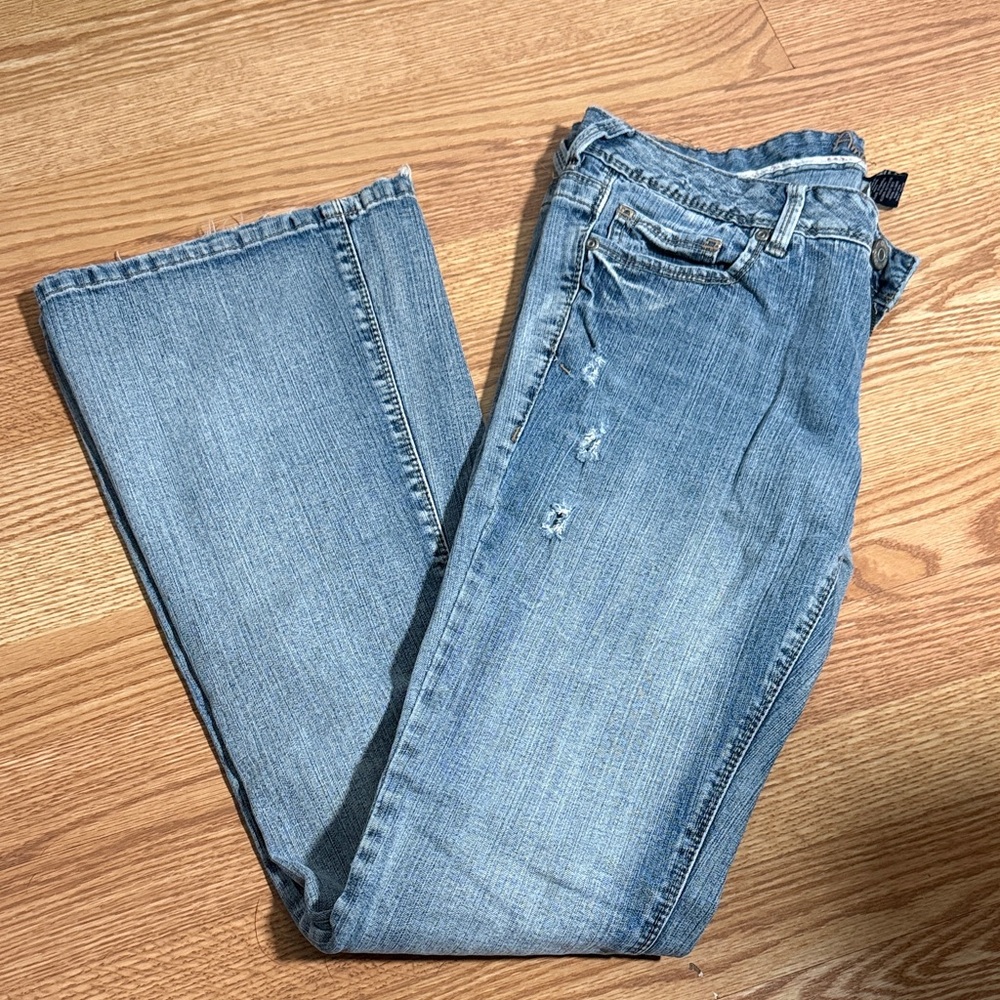 Amethyst Jeans Light Blue Flare & Wide Leg